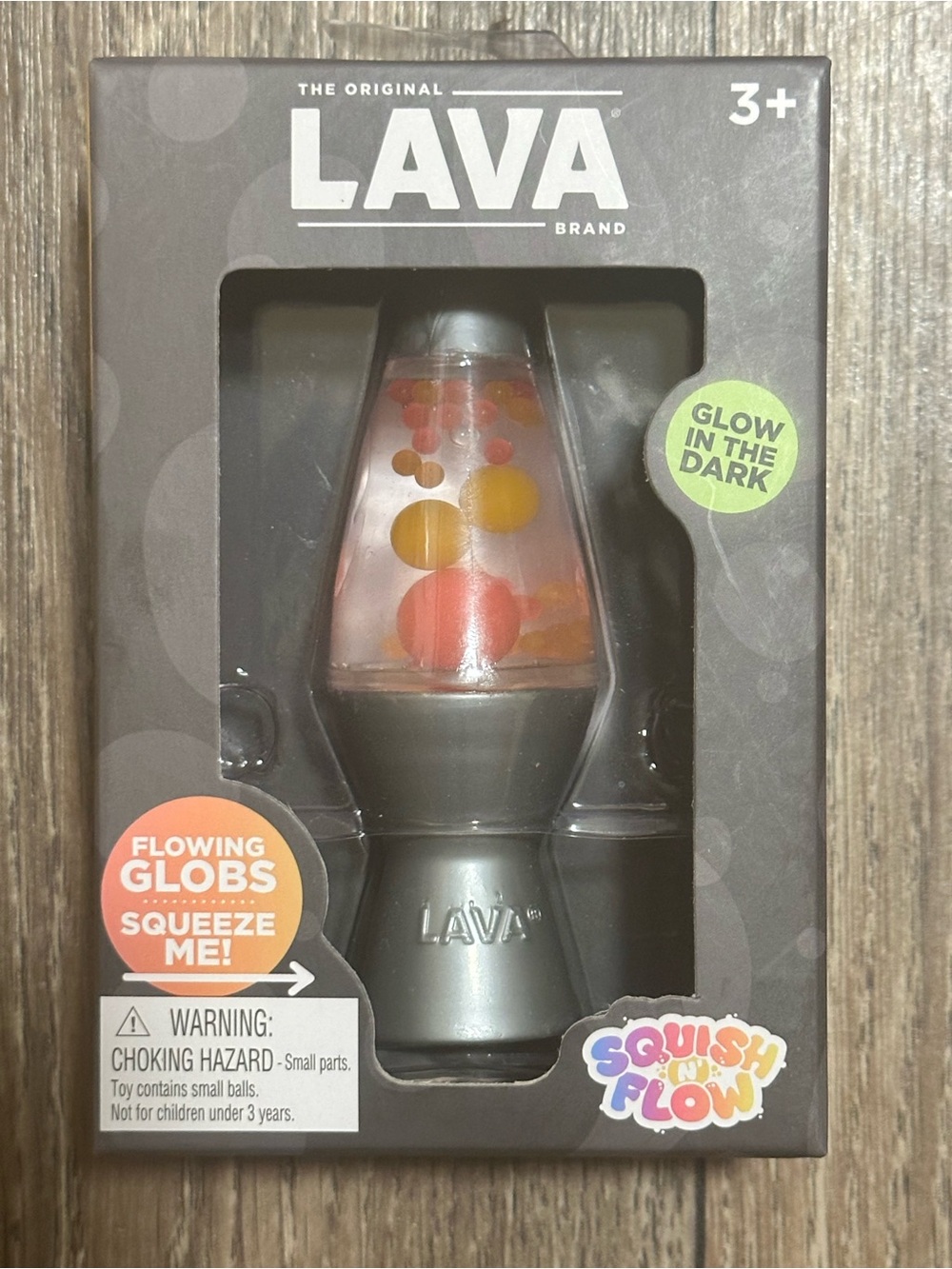 SCHYLLING Glow-in-the-Dark Mini Lava Lamp